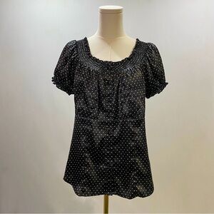 Black and White Candies Blouse